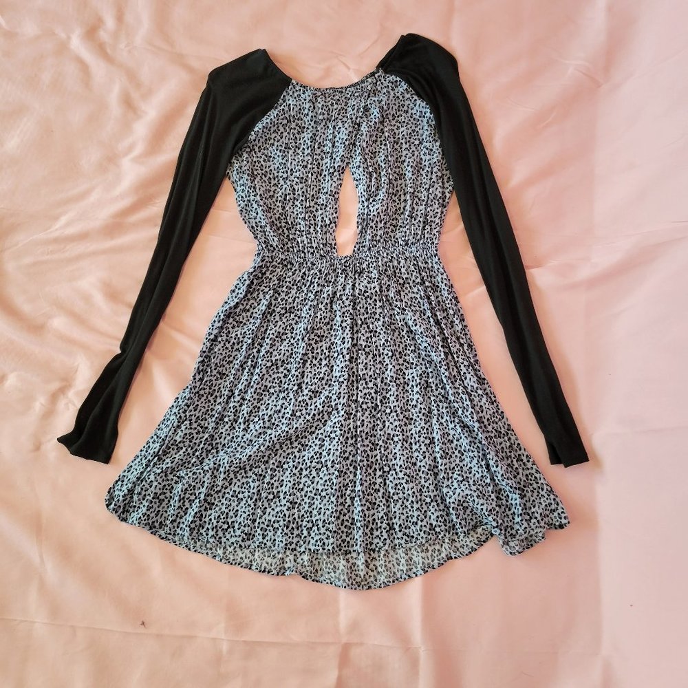 Victoria's Secret Leopard Long Sleeve Dress